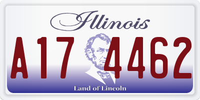 IL license plate A174462