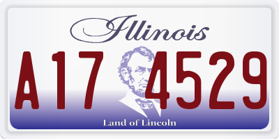 IL license plate A174529