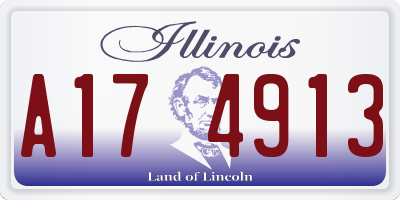 IL license plate A174913