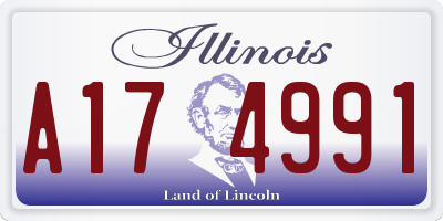IL license plate A174991