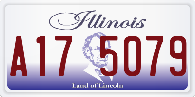 IL license plate A175079