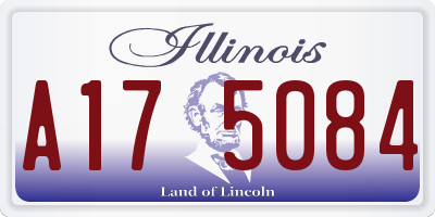 IL license plate A175084