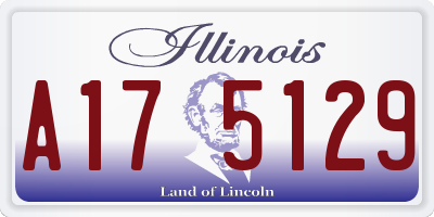 IL license plate A175129