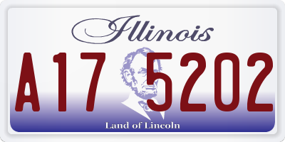 IL license plate A175202