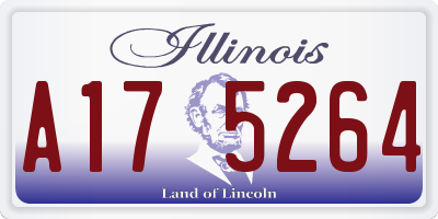 IL license plate A175264