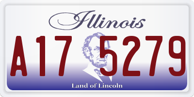 IL license plate A175279