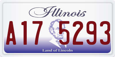 IL license plate A175293