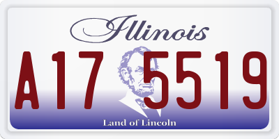 IL license plate A175519