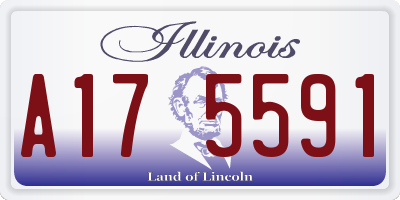 IL license plate A175591
