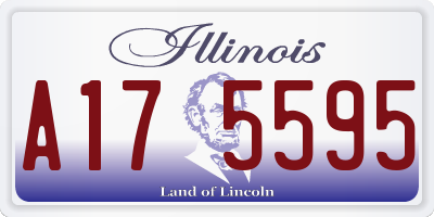 IL license plate A175595