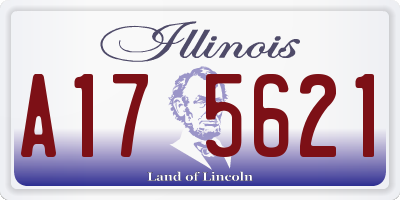 IL license plate A175621