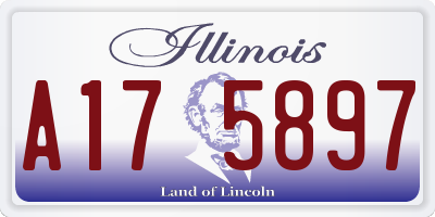 IL license plate A175897