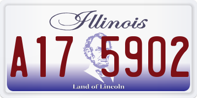 IL license plate A175902