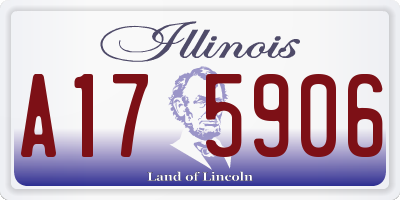 IL license plate A175906