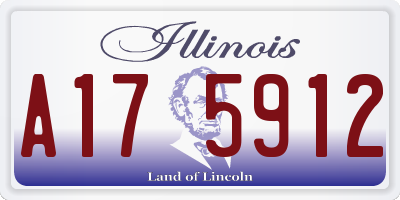 IL license plate A175912