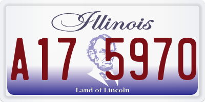 IL license plate A175970