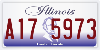 IL license plate A175973