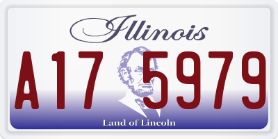IL license plate A175979