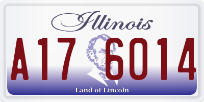 IL license plate A176014