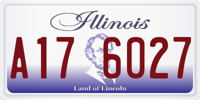 IL license plate A176027