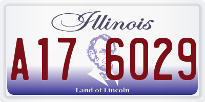 IL license plate A176029