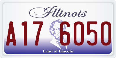 IL license plate A176050
