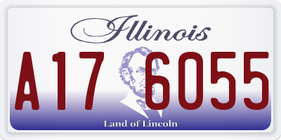 IL license plate A176055