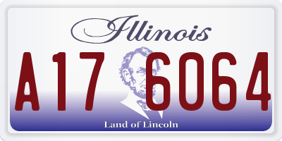 IL license plate A176064