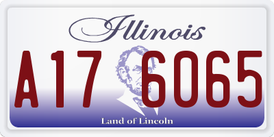 IL license plate A176065