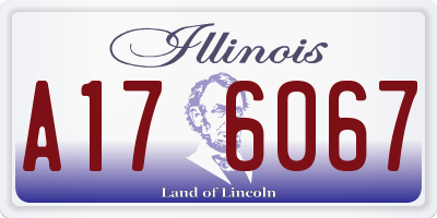 IL license plate A176067