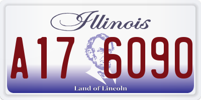 IL license plate A176090