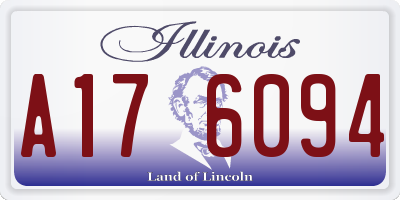 IL license plate A176094