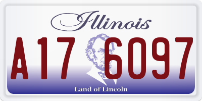 IL license plate A176097