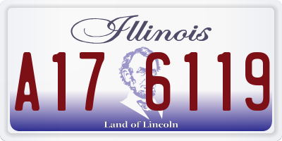 IL license plate A176119