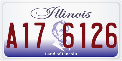 IL license plate A176126