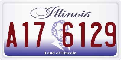 IL license plate A176129