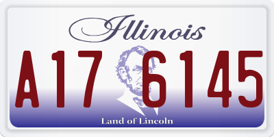IL license plate A176145