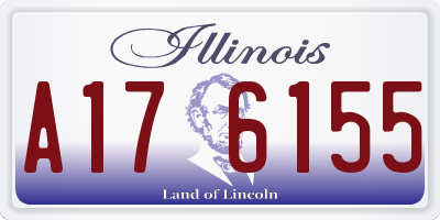 IL license plate A176155
