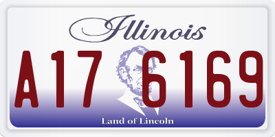 IL license plate A176169