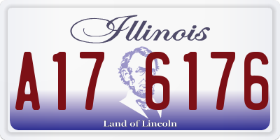 IL license plate A176176