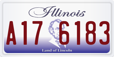 IL license plate A176183