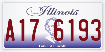 IL license plate A176193