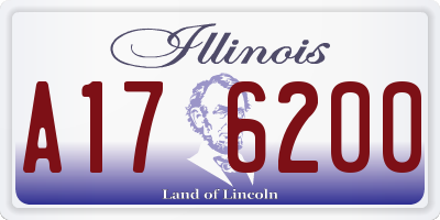 IL license plate A176200