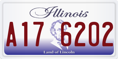 IL license plate A176202