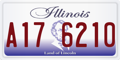IL license plate A176210