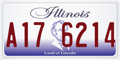 IL license plate A176214