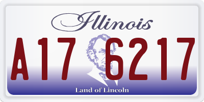 IL license plate A176217