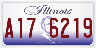 IL license plate A176219