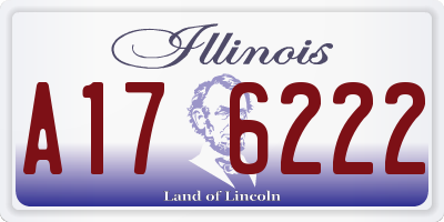 IL license plate A176222