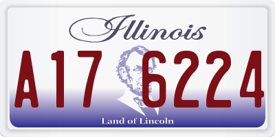 IL license plate A176224